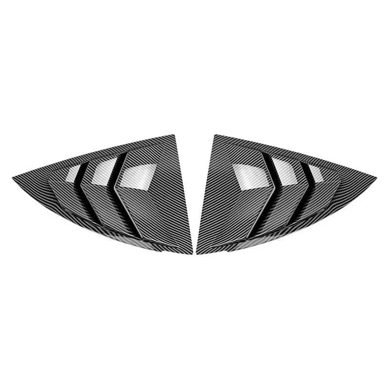 Fit For Tesla Model Y 2019-2022 Window Spoiler Splitter Cover Trim Louver  Side  Rear Triangle Window Shade Car Window Sunshade