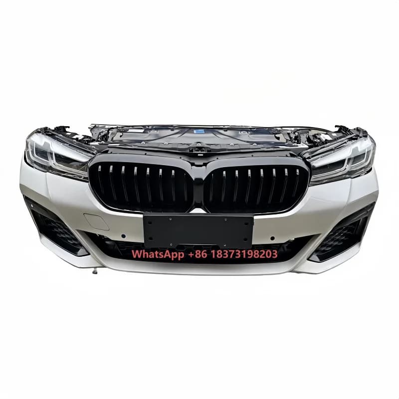 Complete Front Nose Radiator Grille Kit for BMWX5 F15 Bumper Assembly with Original Auto Parts