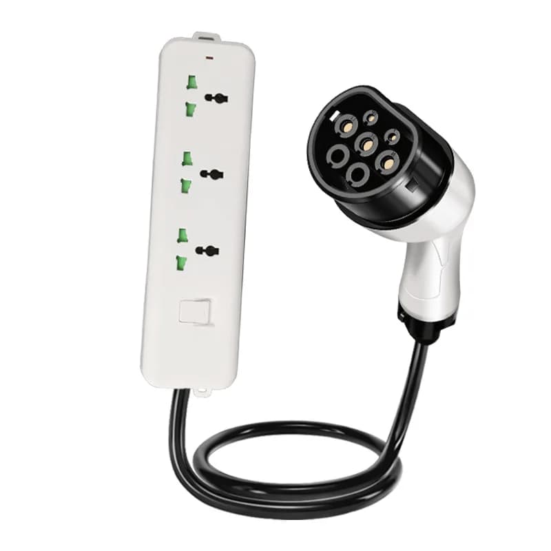 European standard new energy vehicle external discharge electric gun, conversion power strip external discharge gun