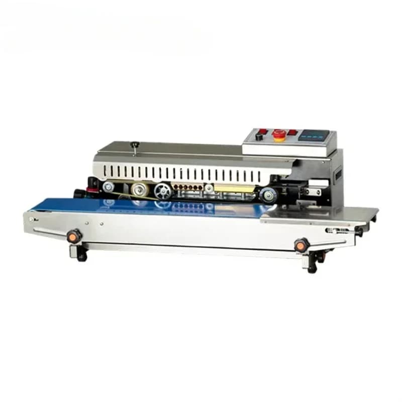 Hot sales SF150N Nitrogen Flush Continuous Band Sealer Pouch Horizontal Solid Film Sealing Machine