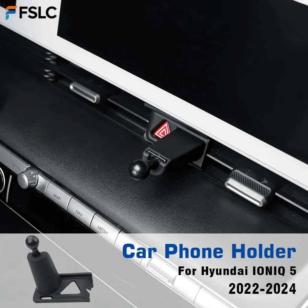Car Phone Holder For Hyundai LONIQ 5 2022-2024 Mobile Phone Charging Dock Charging Dock Head Interior Accessories Left Side