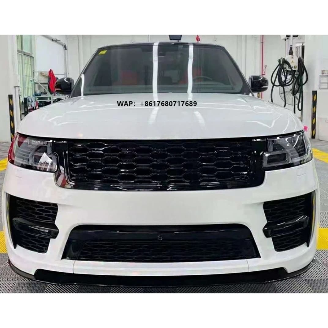 Hot Selling Car Accessories for Range Rover Vogue 2013-2017 Modified to 2018 SVO Style Include Front and Rear Bumper with Grille