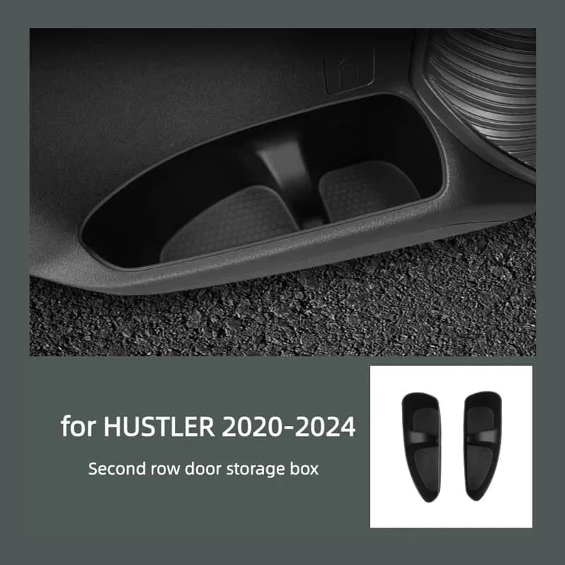 Fits 20-24 Suzuki HUSTLER two-row door sidepods front and rear door slot storage compartments