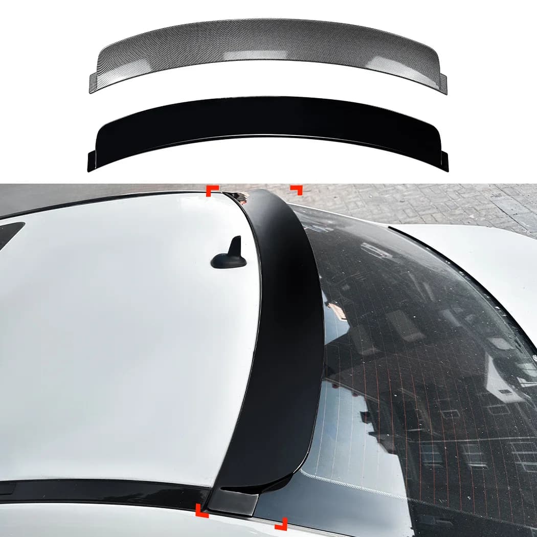 Roof Spoiler Wings Bodykit Black Carbon Tuning Accessories Part For Mercedes benz c W204 2008-2014 C180 C200 Car Rear Window