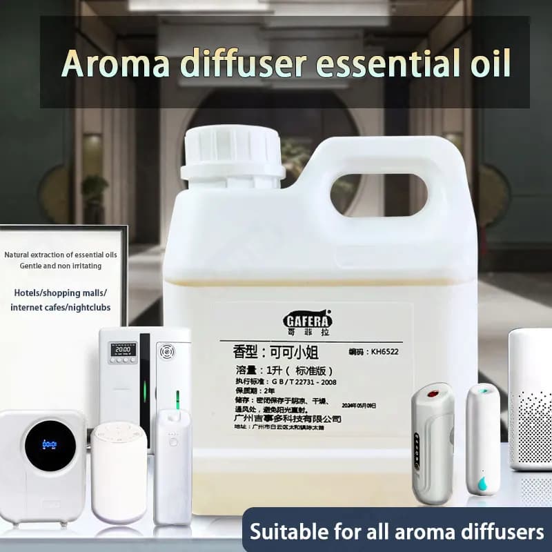 GAFERA 1000ml(33.8 fl.oz) Sheraton Aromatherapy Essential Oil, Aroma Diffuser Supplement Liquid For Home Hotel Aerosol Dispenser