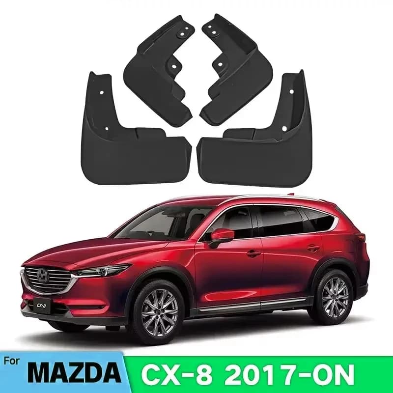 Mud Flaps For Mazda CX8 CX 8 CX-8 2017-ON 2018 2019 Splash Guards MudFlaps Front Rear Mudguards Fender Car Exterior Accessories