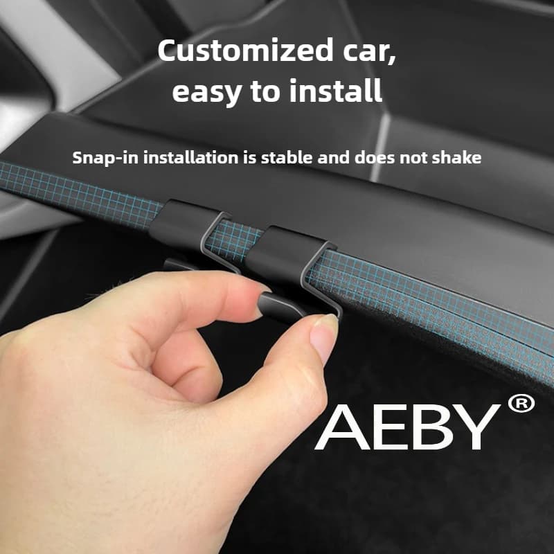 AEBY For BYD Atto 2 Smart Driving Edition 2024-2025 Adhesive Hanger for Car Organization,Car Organizer Hook,for Bags & Mask