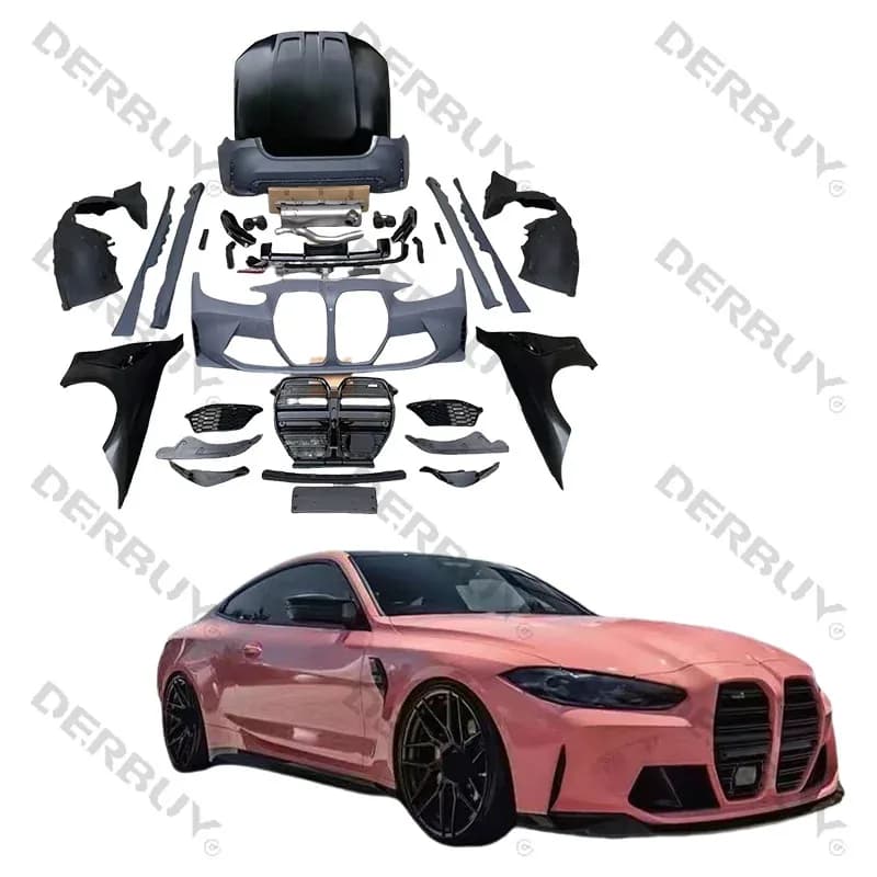 High Quality Body Kit For  4 Series G22 G23 Upgr To M4 Style Racing Package 1:1 Wide Kit Car Bumper Grille Hood Fender