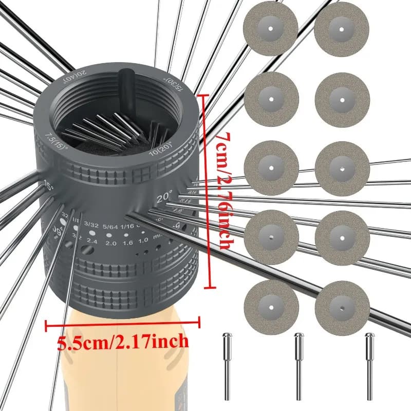 Electrode Sharpener Grinding Tool Grinder Head TIG Welding Tools Kits for Welders Technicians and DIY Enthusiasts Rotary tool