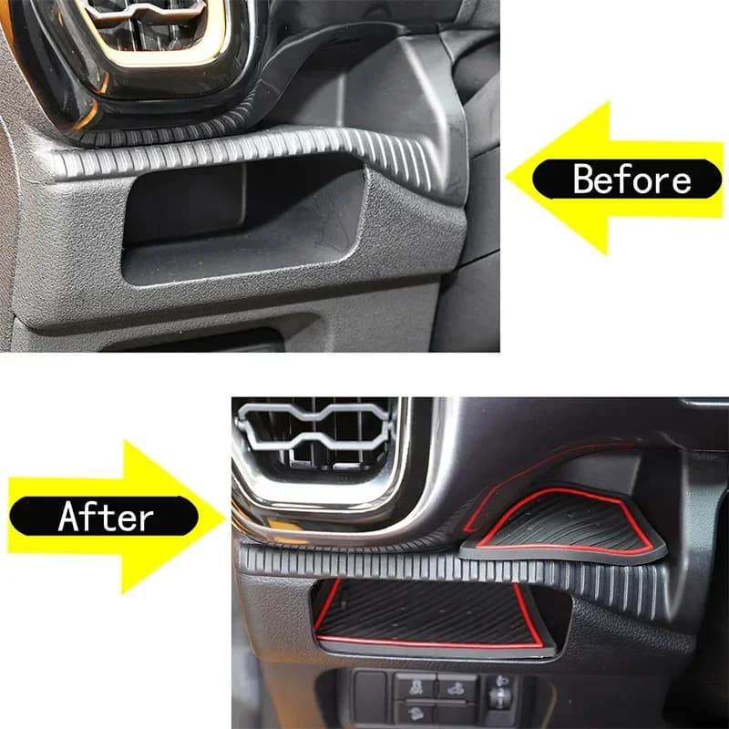 For Ford Ranger 2023+ silicone car styling car door slot pad sticker car interior protection accessories