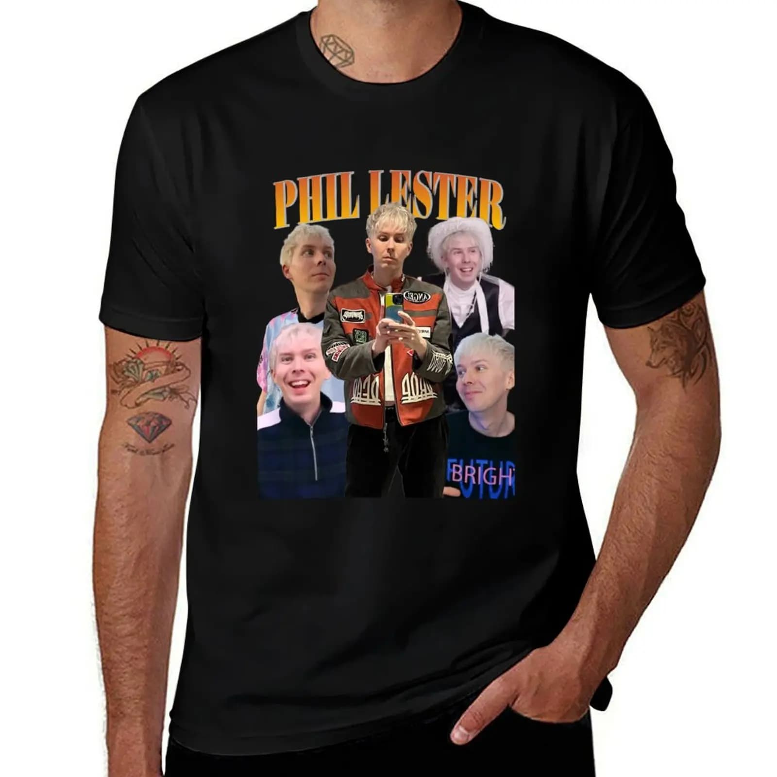 phil lester hozier T-Shirt Sweat Absorbing Sports Tee Shirt T-Shirt
