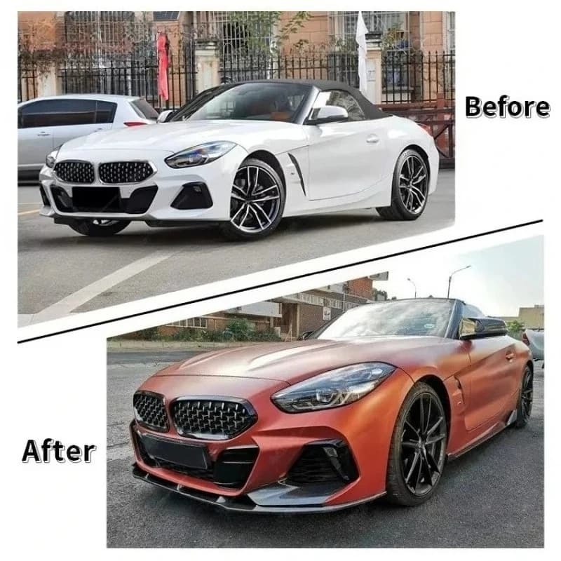 For  Z4 G29  Front Lip Rear Diffuser Side Skirts Spoiler Body Kit AC Style Carbon Fiber Body Kit