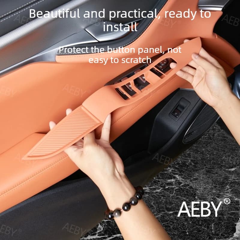 For BYD Sealion 7 2024 Window Switch Panel Silicone Pad,Car Window Lift Panel Pad,Door Switch Pad,Soft Silicone Interior Liner