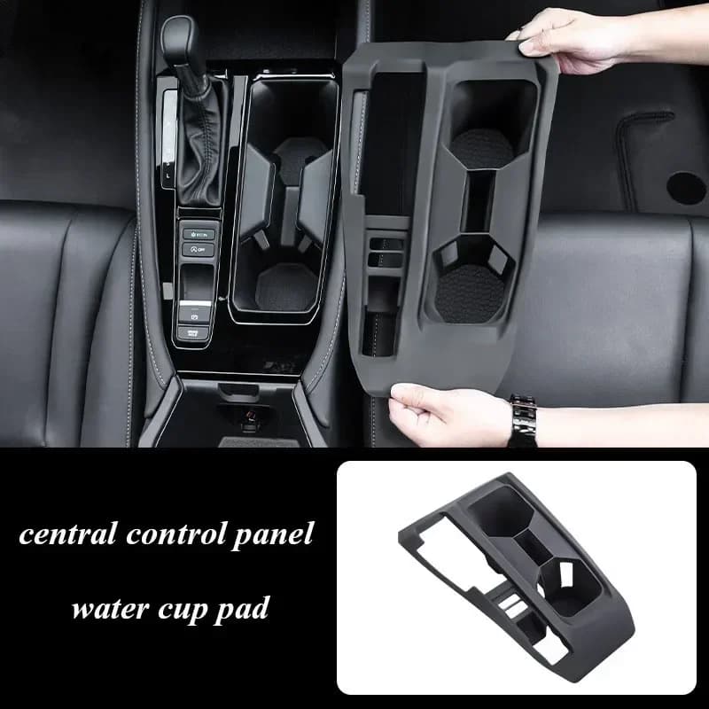 Silicone Car Central Contral Gear Shift Panel  For Honda 11th Accord 2023 2024 Anti-Scratch Waterproof Water Cup Holder Mats