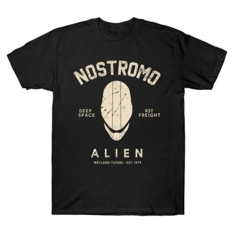 0412 Xenomorp Horror movie Weyland Sci-Fic Alien Gift T-Shirt 100% cotton Short Sleeve Graphic clothes All size tops S-6XL