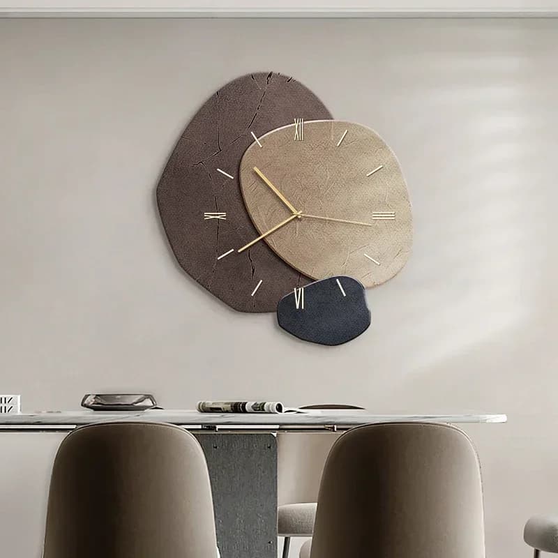Modern Silent Wall Clock Simple Design Creative Home Decor Good Luck Living Room Hanging Timepiece