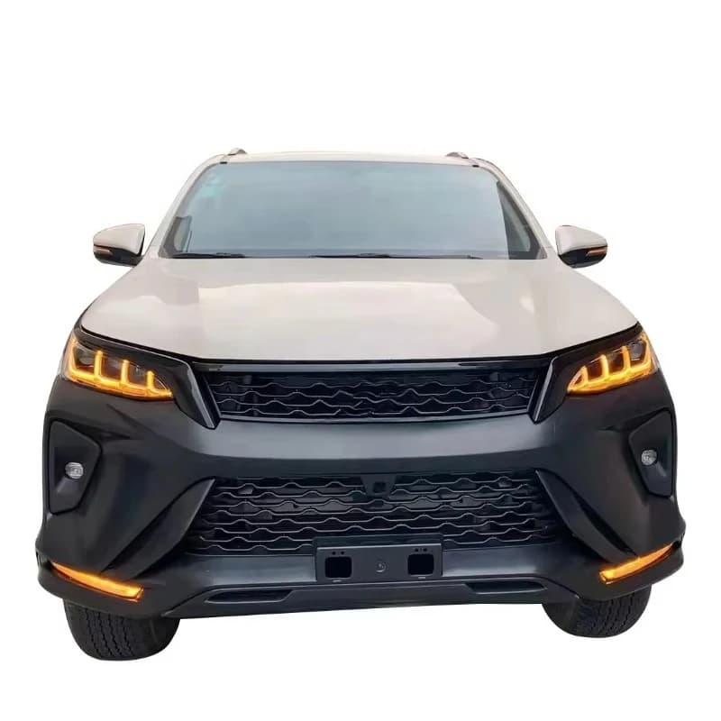 ABS Full Body Kit for 2016+ Toyota Fortuner New Auto Accessories Including Front & Rear Bumper Upgrade Body Kit