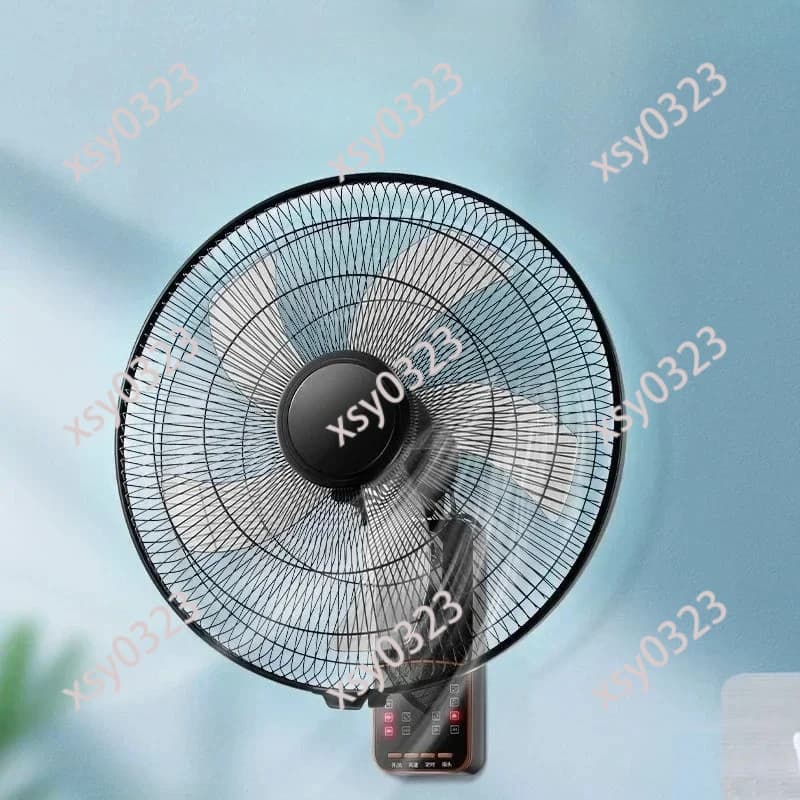 Wall Mounted Electric Fan Remote Control Design High Air Volume Ventilator for Home Dorm Restaurant