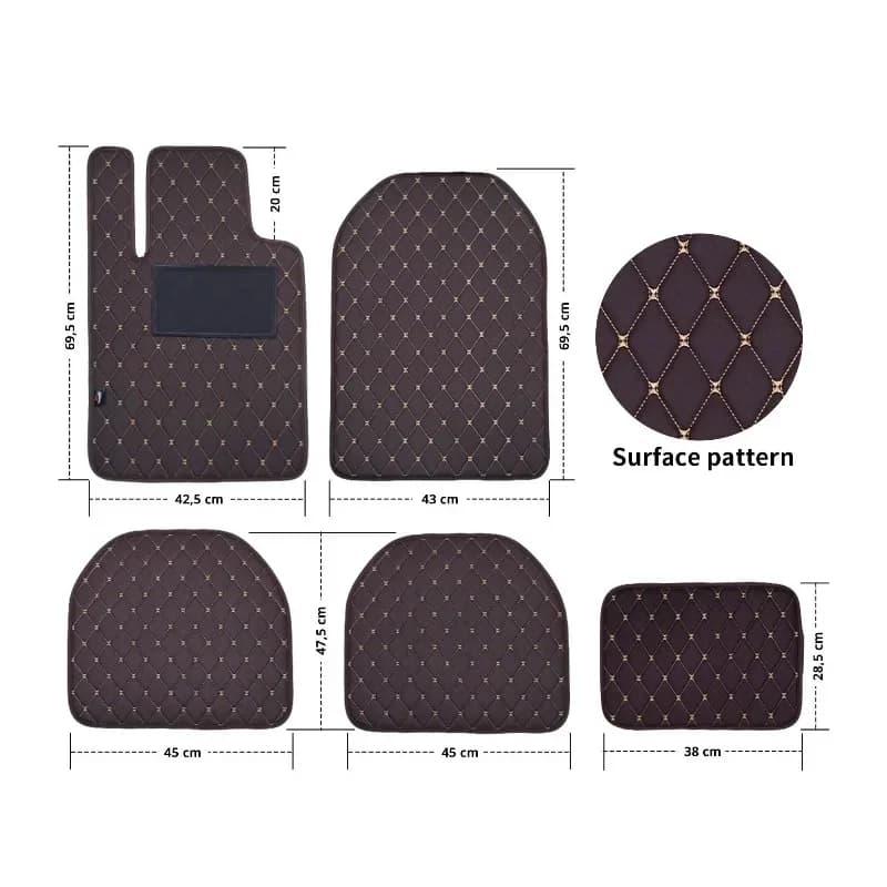 The latest car carpet style luxury car floor mat universal waterproof carpet floor mat accessories floor mat