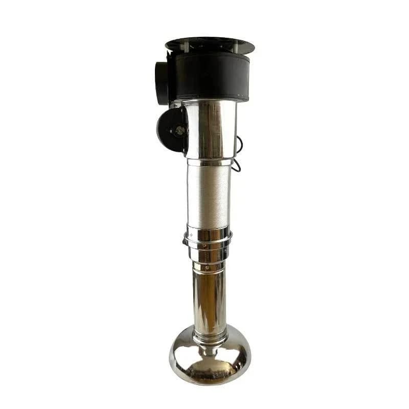 Retractable smoking on the pipe to exhaust smoke