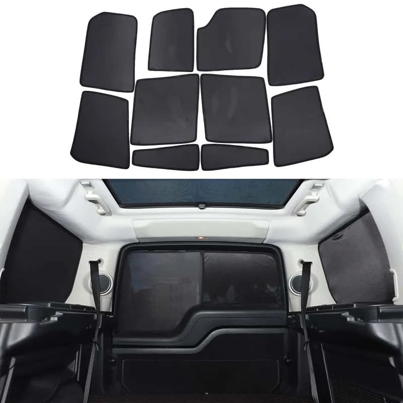 Car Side Window Sunshade Curtain Front Rear Window Sun Shade Protection Cover For Land Rover Discovery 4 2010-2016