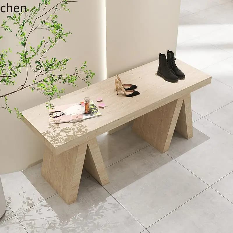 ZML Women's Clothing Store Shoe and Bag Store Imitation Travertine Water Table Jewelry Middle Display Nakajima Table