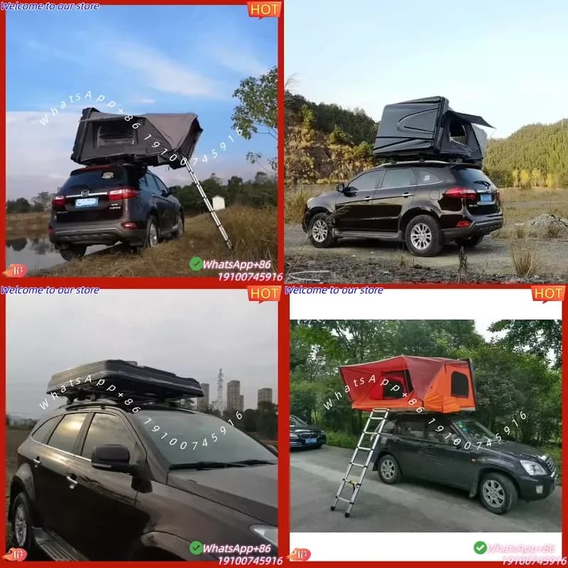 CE Certificate 2019 Hot Sale Roof Tent 4 Person Hard Shell Roof Tent for Sale