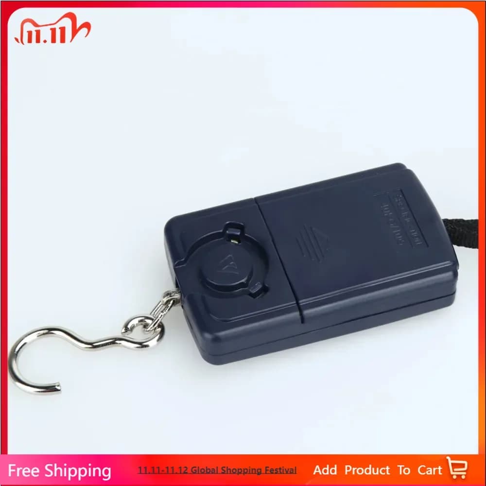 40kg Digital Electronic Scale Without Backlight Bubble Bags Mini Fishing Luggage Travelling Hanging Hook Kitchen Weighing Tools