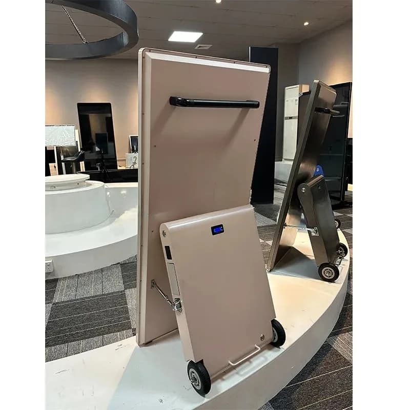 43inch outdoor Movable Digital Signage Battery Power Digital Poster  Display Advertising Screen for Shopping Mall  Rental