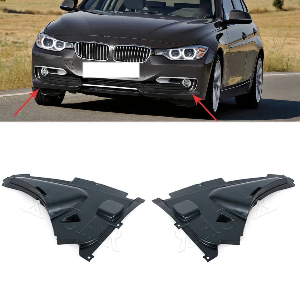 Front Splash Shield Inner Fender Liner For BMW 3' F30 F35 316I 318I 320I 2012 2013 2014 2015-2018 51717260739 51717260740