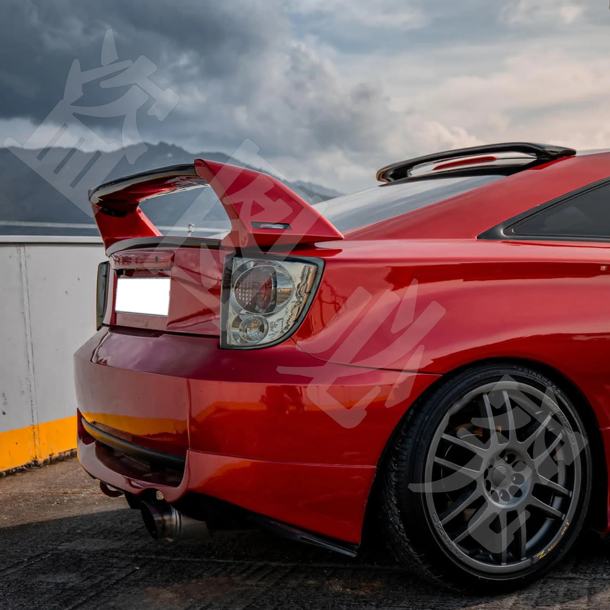 For 2000-2005 Toyota CELICA VVT rear trunk diffuser high-quality ABS plastic car GT style spoiler luggage boot wing spoiler