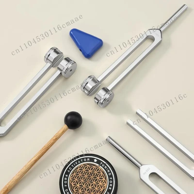Aluminum Alloy Tuning Fork Sound Therapy Kit Professional Yoga Sleep Aid Boxed Packaging