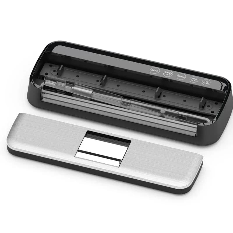 Automatic vacuum packaging machine Household food preservation machine Sealing small plastic sealing machine Double pumphine