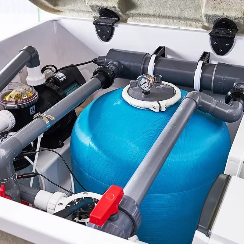 Villa Swimming Pool Circulation Filtration Equipment Buried Machine Integrated Machine Spa Water Treatment Filtration Sand Tank
