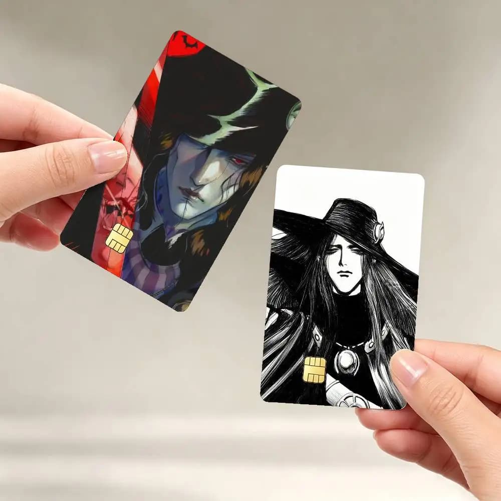 Trendy Cool Vampire Hunter D Sticker Film Tape Skin for Credit Card Debit Card Waterproof Stickers