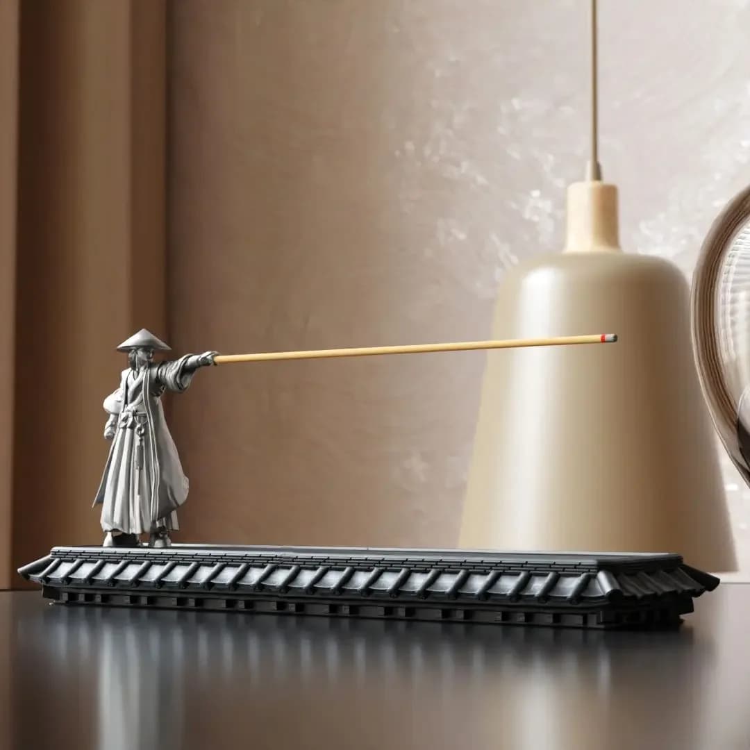 Resin Burner Incense Stick Holder Zen Sandalwood Incense Base Stand for Meditation Ornament  Home Decor Excluding Incense