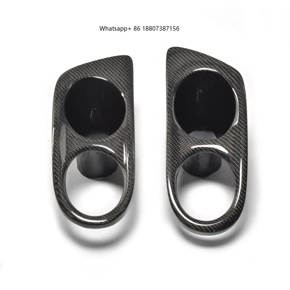 Real Carbon E46 M3 Fog Lamp Cover forBMW E46 Front Lamp Cover