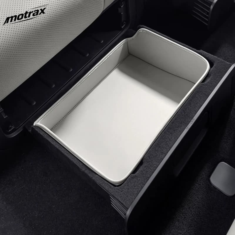 For BYD ATTO 3 EVO Yuan Plus 2026 2027 Car Back Row Drawer Storage Box Pocket Seat Storage Organizing Bag Accessories