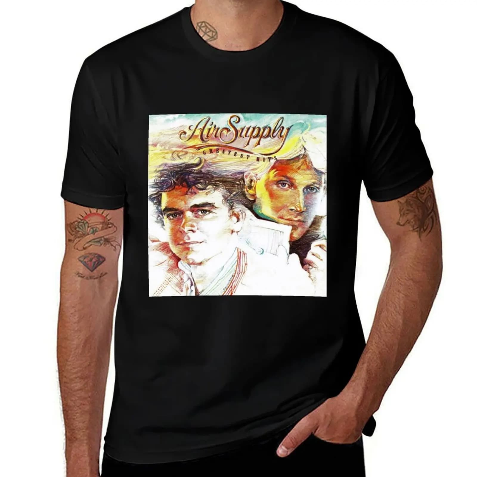 air greatest supply hits T-Shirt Big and Tall Casual T-Shirt
