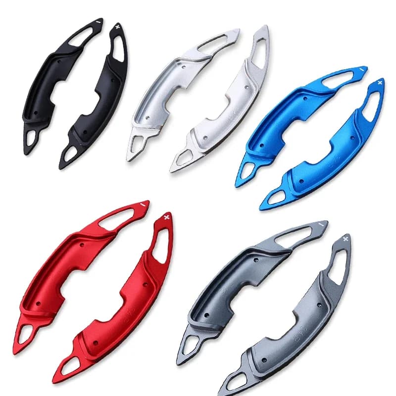For Lexus Car Steering Wheel Shift Paddle NX RX 350h UX LX ES LS RZ LM LBX 2023 2024 Alloy Shifter Paddles Sticker Accessories