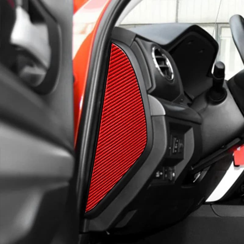 2Pcs Auto Door Anti-collision Cushion Decorative Stickers for Toyota Tundra 2014-2018 Car Interior Accessories