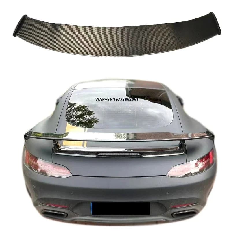 Upgrade Facelift  GTR Spoiler Dry Carbon Fiber Rear Spoiler Wing for   GT GTS Car Exterior Accessories