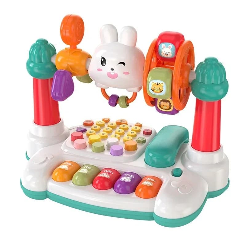 Children's early education multi-functional park, telephone cute fun cute sound and light music storytelling toys