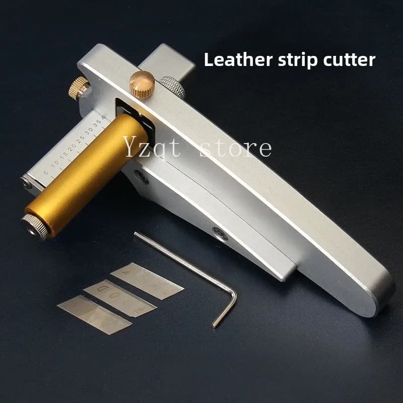 DIY belt cutter, leather wire cutter, leather goods making tool thickness adjustment cutter, leather strip cutter