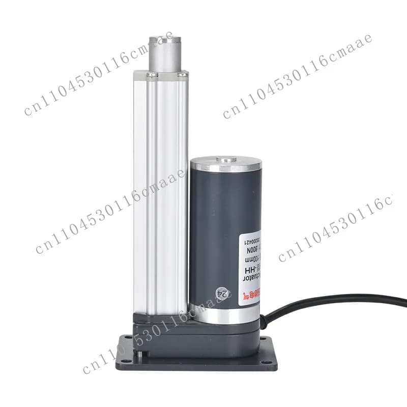 Electric push rod flat base XC800 miniature reciprocating telescopic rod DC motor linear large thrust lifting rod