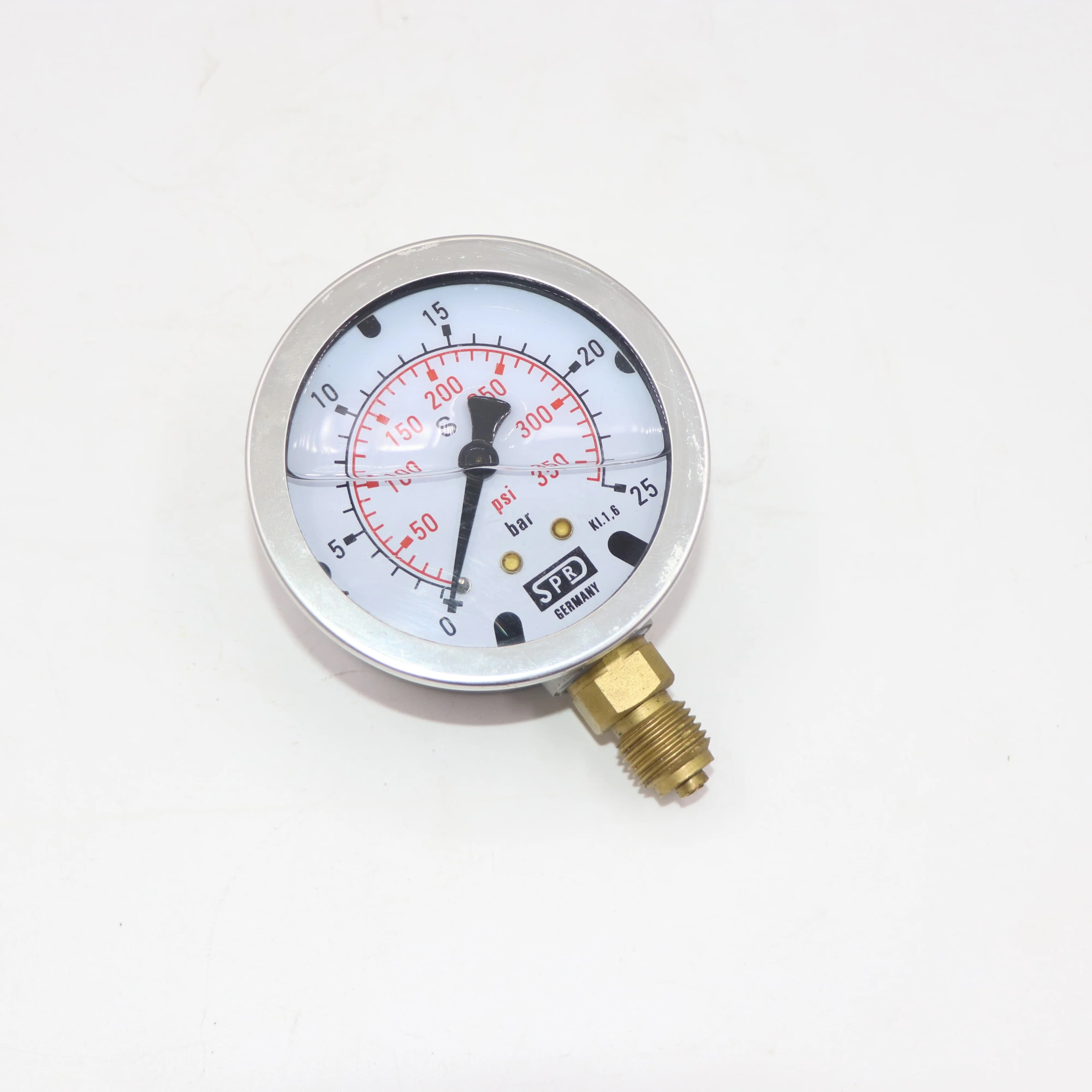 High Quality Bayonet Ring Pressure Gauge Liquid Filling Double Pressure Gauge