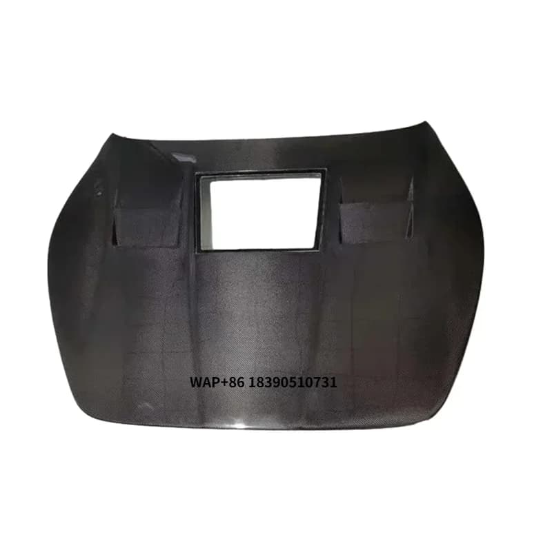 Carbon Fiber Fibre Front Engine Clear Bonnet Hood Fit for GT GTS 2013-2015