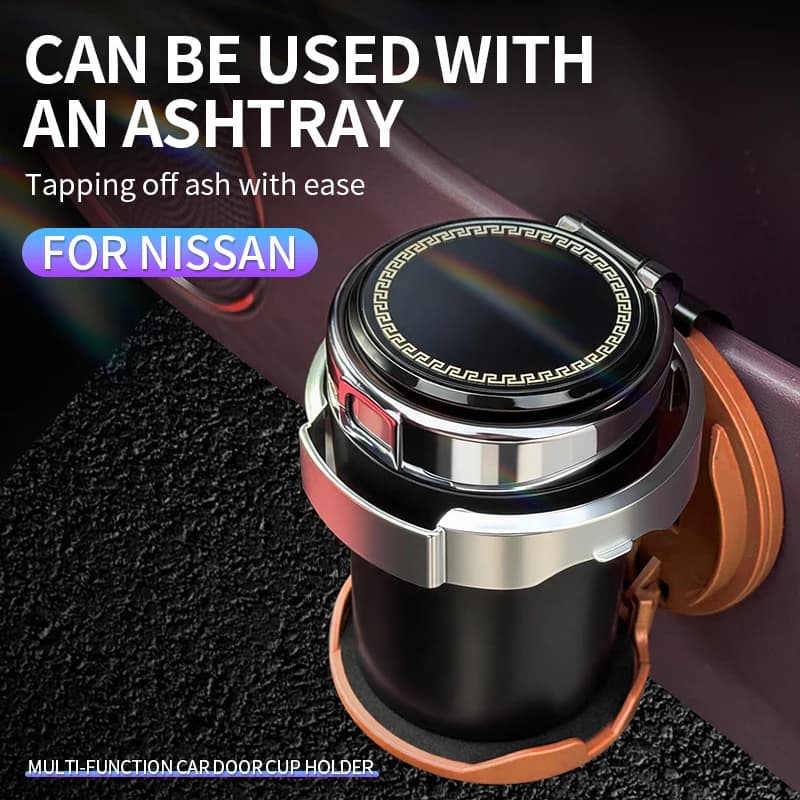 Car Door Cup Holder, Portable Drink Holder, Car Water Bottle Storage Rack, In-Car Storage Accessory, Suitable for Nissan Note