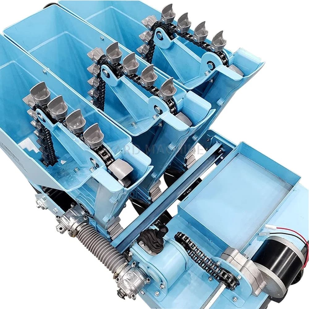 New Agricultural  Garlic Seeder 4/5/6 Rows Fixed Spacing Garlic Planting Machine