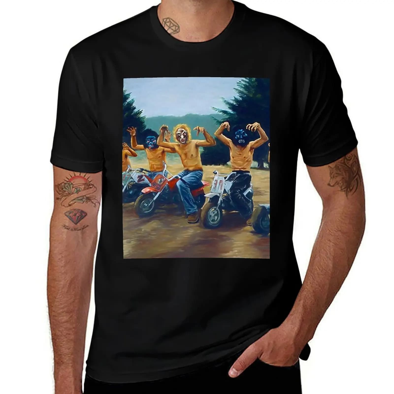 Painting from The Royal Tenenbaums T-Shirt Thanksgiving Day Tee Top T-Shirt